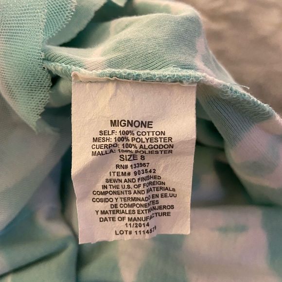 Girls size 8 summer dress made by Mignone New without tags. Bundle n save!! - Picture 3 of 3